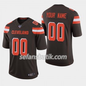 Cleveland Browns Tröjor Custom Nike Brun I 100th - Herr